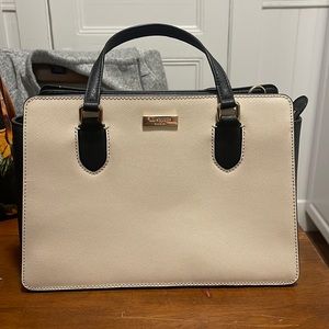 Never used black and white Kate Spade Laurel Way bag debuted on 6/16/2018